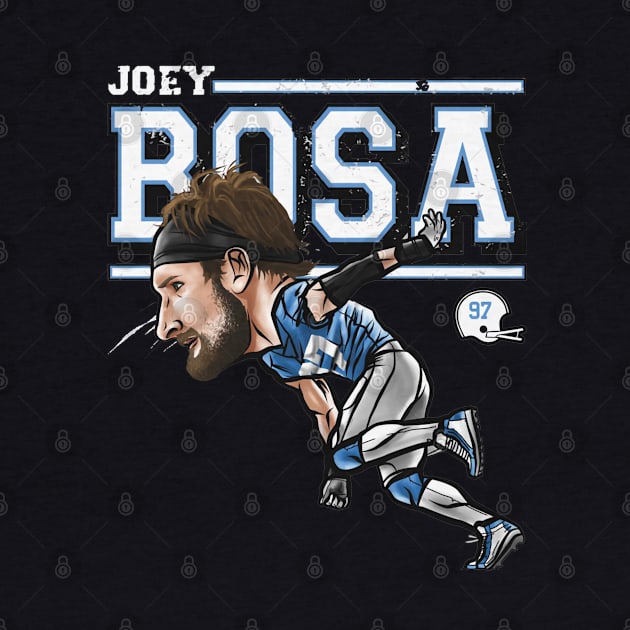 Joey Bosa Los Angeles C Cartoon by Chunta_Design